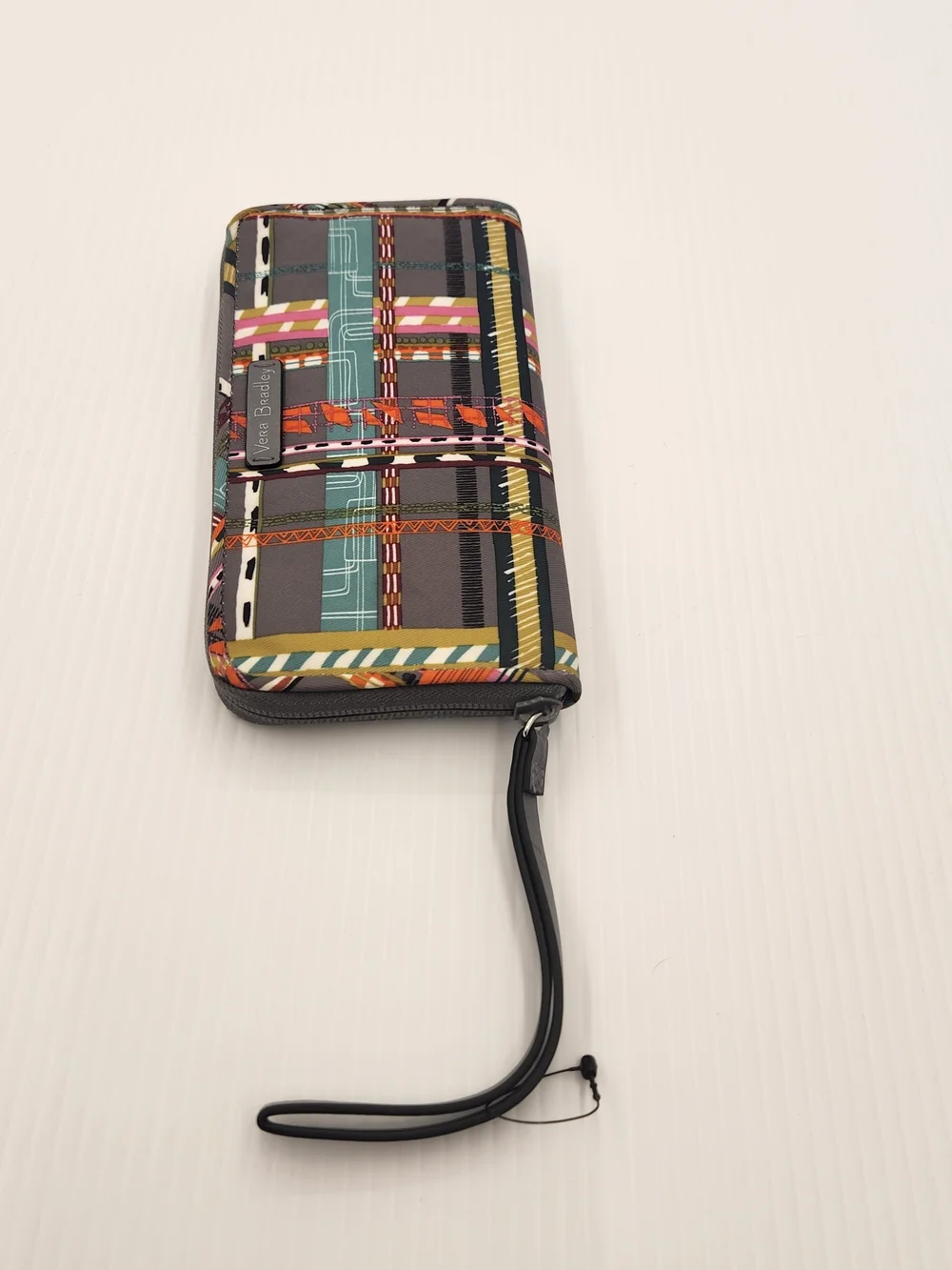 Vera Bradley Multicolor Plaid Zip-Around Wallet - Picture 7 of 8